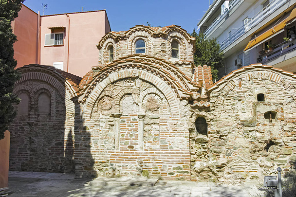Bizánci fürdő Thesszaloniki városában, Görögországban - Fotó, kép
