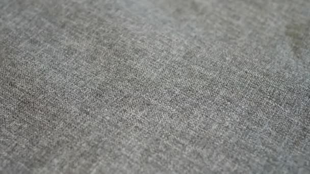 grijze stof doek textuur - Video