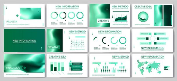 This template is the best as a business presentation, used in marketing and advertising, flyer and banner, the annual report - Vector, Image