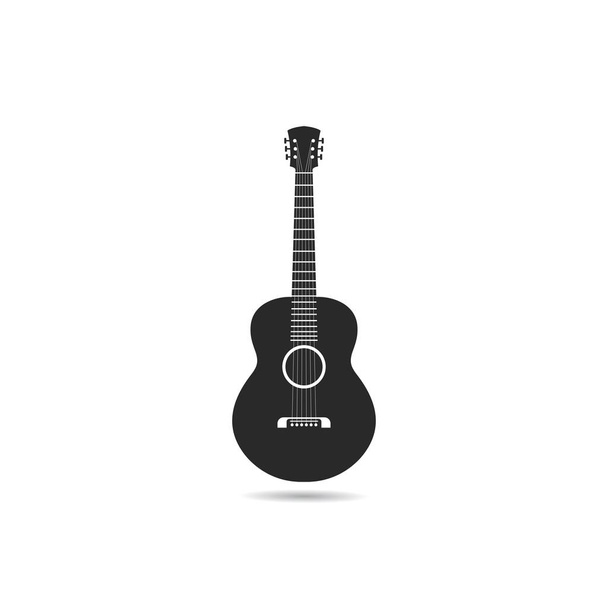 Guitarra logotipo plantilla vector icono ilustración
  - Vector, Imagen