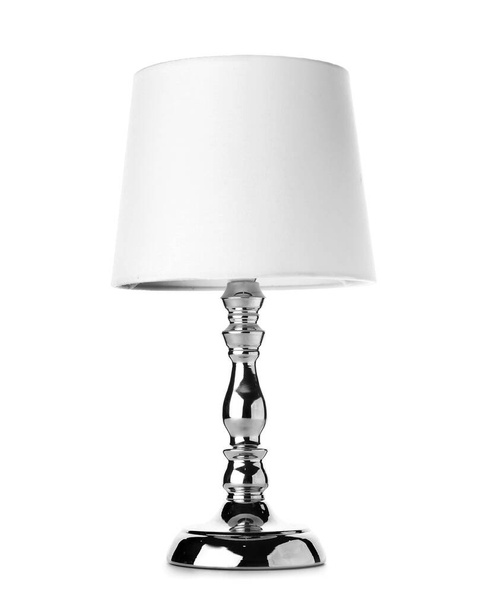 Стильна лампа на білому тлі
 - Фото, зображення