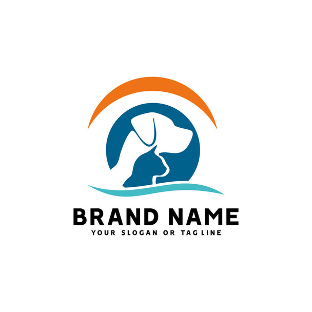 design creativo del logo Modello vettoriale per cani e gatti
 - Vettoriali, immagini