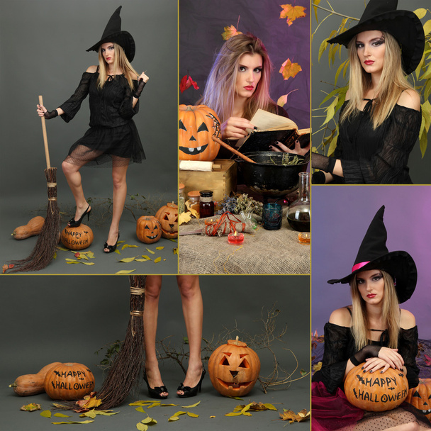 Collage of Halloween - Foto, Imagen