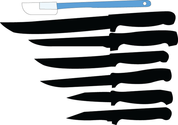 Ilustração da faca - vector
 - Vetor, Imagem