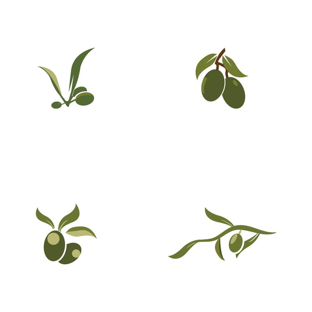 Векторная иллюстрация оливковых икон
 - Вектор,изображение