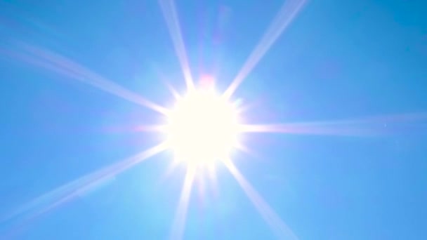 Starring directly at the sun in summer - Footage, Video