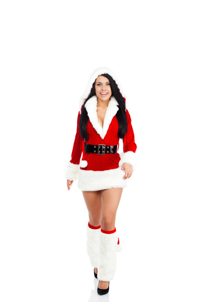 Woman wearing Santa Clause costume - Foto, Bild