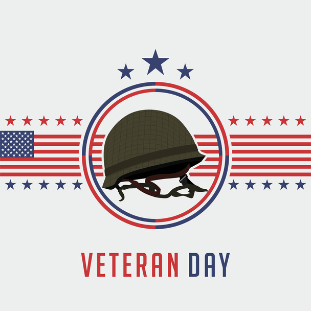 Happy veterans day - Vector, afbeelding