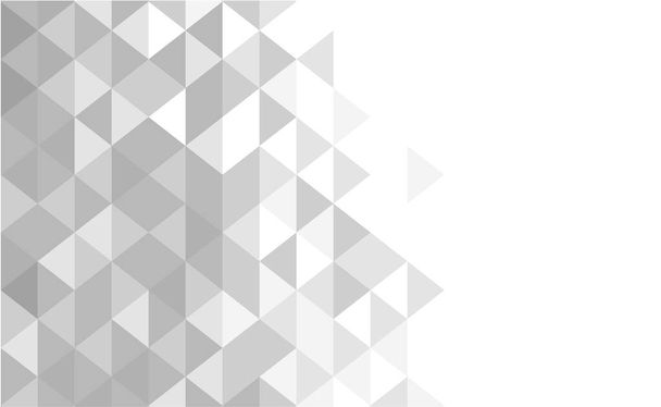 Fondo blanco y gris. Estilo geométrico. Malla de triángulos. Plantilla de mosaico para su diseño. Ilustración vectorial. Eps 10
 - Vector, Imagen