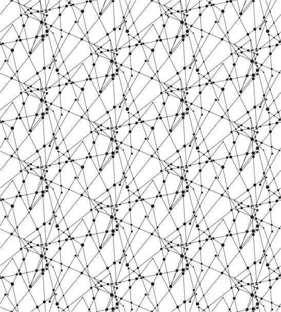 Technological pattern, black lines ,triangle background. - Vector - Vector, Image