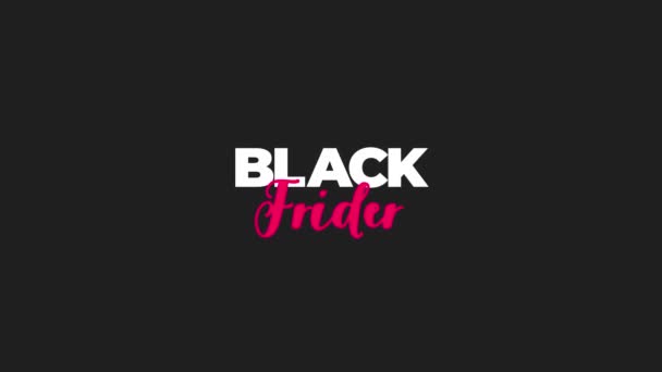 La palabra BLACK FRIDAY parpadea y parpadea sobre fondo negro con luces de borde rojo neón parpadeantes. Venta, descuentos, ofertas, venta final banner promocional 4k video
 - Imágenes, Vídeo