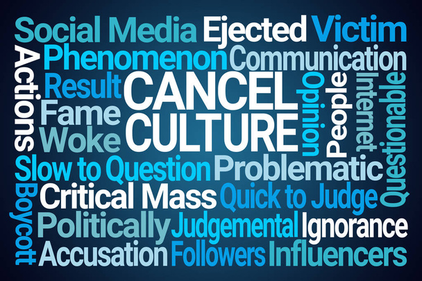 Cancel Culture Word Cloud - Photo, Image