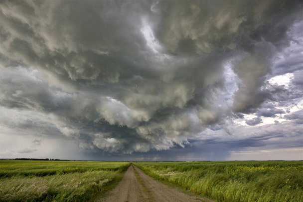Prairie Storm Clouds Kanada - Fotografie, Obrázek