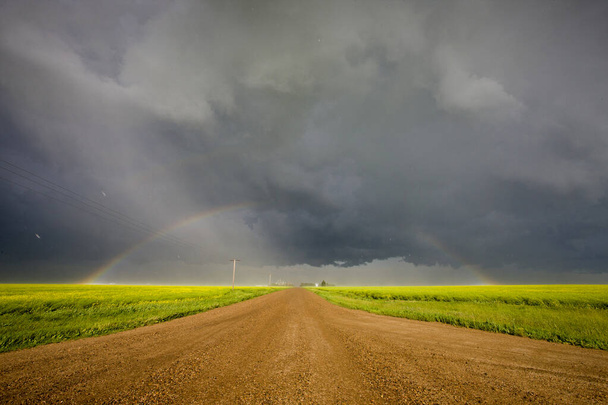 Prairie Storm Σύννεφα Καναδά - Φωτογραφία, εικόνα