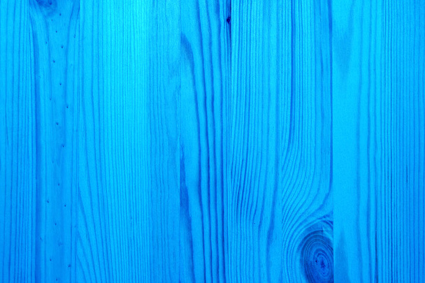 Aqua Blue Colored Wooden Plank with Vertical Pattern for Background - Фото, зображення