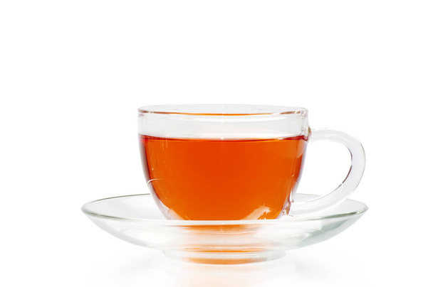 Cup of tea isolated on white - Fotó, kép
