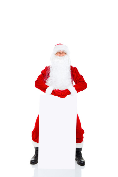 Santa Claus holding Banner - Valokuva, kuva