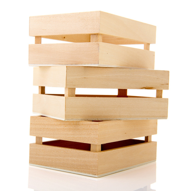Wooden crates - Fotoğraf, Görsel