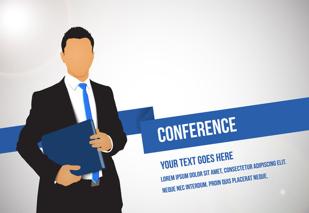 Conference illustration - Vector, imagen