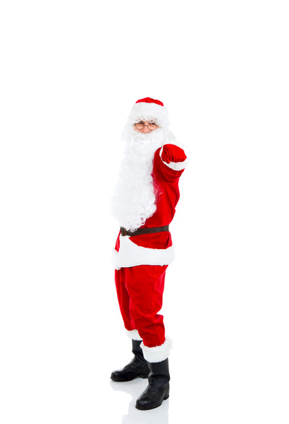 Санта-Клауса точки пальцем по відношенню до на вас - Фото, зображення