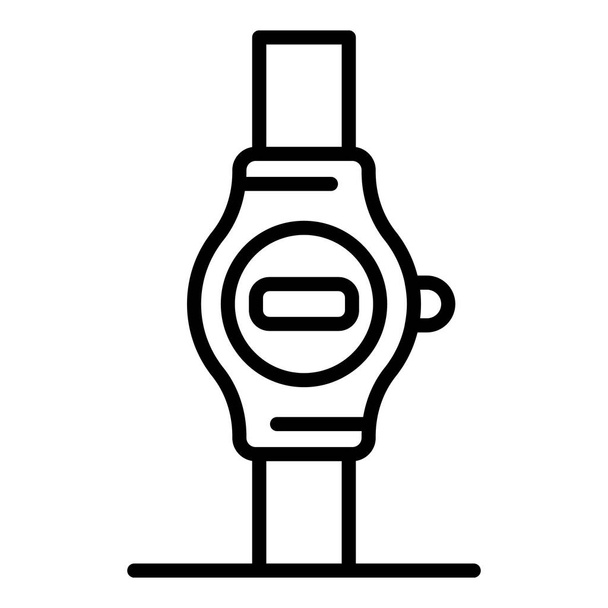 Fitness bracelet icon, outline style - Вектор,изображение