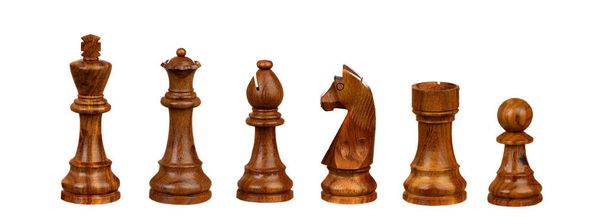 шахісти ізольовані на білому
 - Фото, зображення
