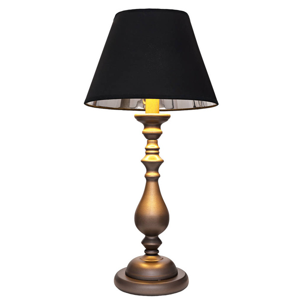 lâmpada de mesa isolada no fundo branco - Foto, Imagem