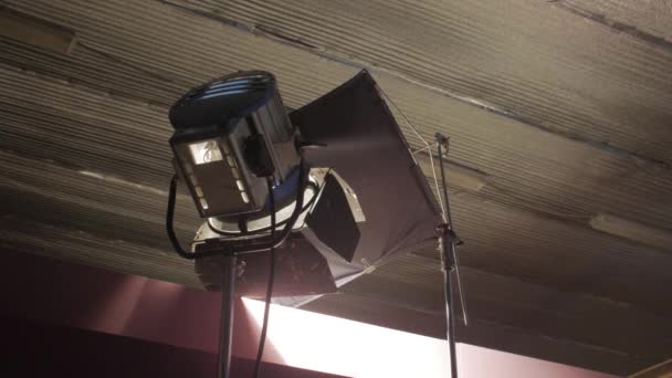 Studio filmowe Oświetlenie - Materiał filmowy, wideo
