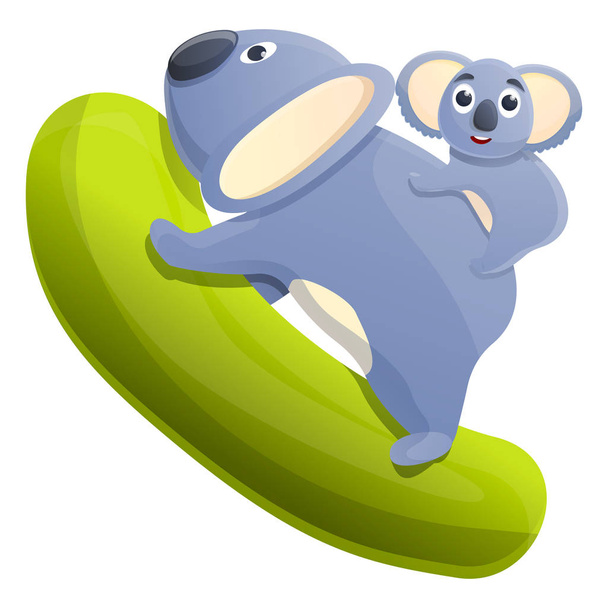 icono de dibujos animados koala, ilustración vectorial
 - Vector, imagen