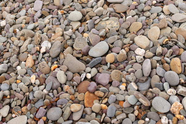 smooth stones texture background. Atlantic pebbles. - Photo, Image