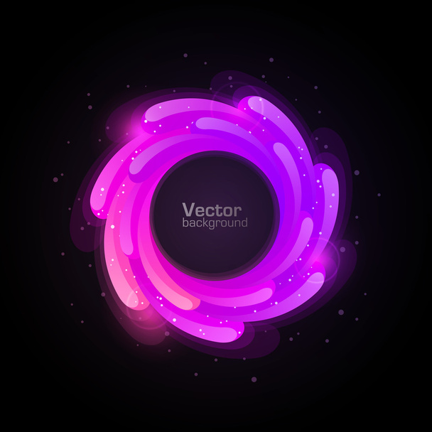 Purple circle background - Vektor, obrázek