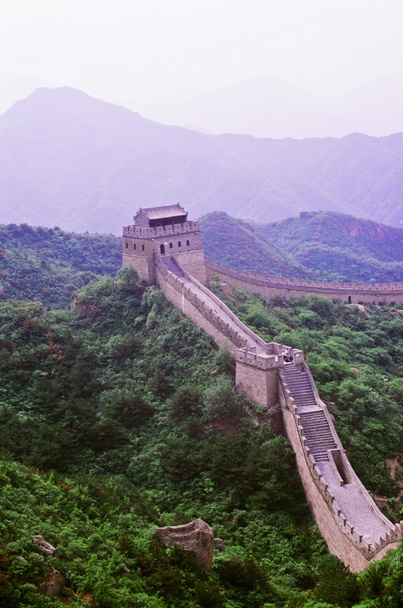 de grote muur van china op badaling - Foto, afbeelding
