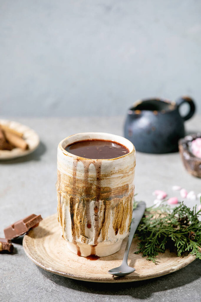 Hot chocolate with marshmallow - Photo, Image