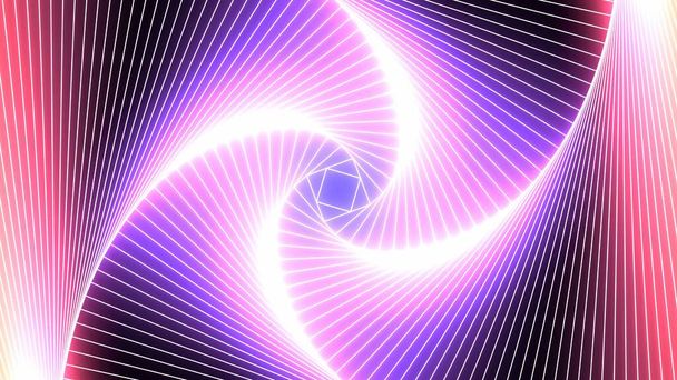 Абстрактний неоновий лазерний тунель Сяючий рожевий і синій ультрафіолетове світло Абстрактна текстура тла
 - Фото, зображення