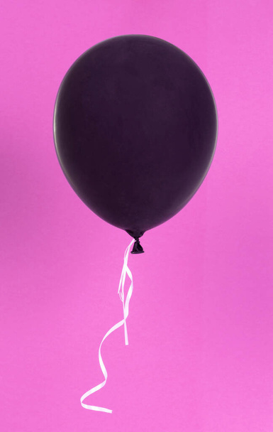 Black balloon isolated - Φωτογραφία, εικόνα