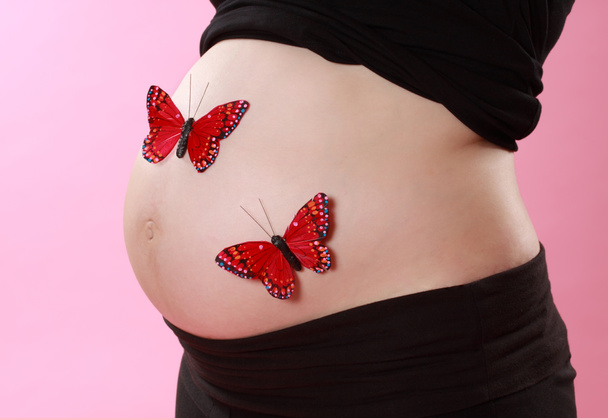 Schwangerer Bauch - Foto, Bild