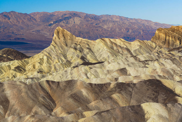 Zabriskie Point, Death Valley National Park, California. Manly Beacon, Red Canyon. - 写真・画像