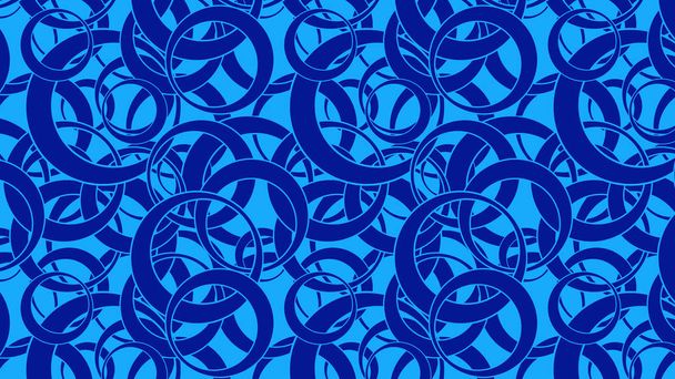 Абстрактний синій круглий візерунок
 - Вектор, зображення