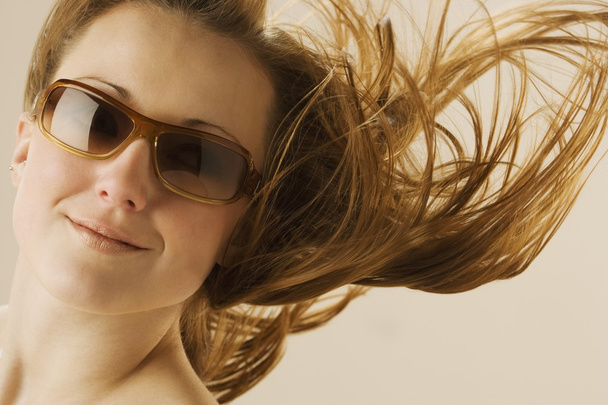 Woman Wearing Sunglasses - Foto, Imagen