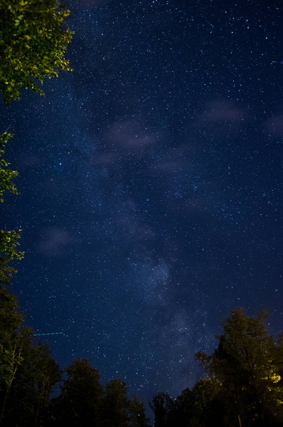 eine lange Belichtung der Milchstraße - Foto, Bild