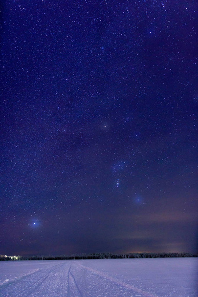 a night full of stars in Sweden - Fotoğraf, Görsel