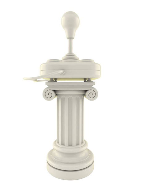 Joystick on pillar - Photo, Image