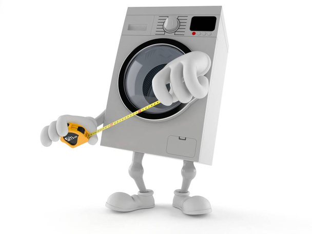 Washer toon with measuring tape - Photo, Image