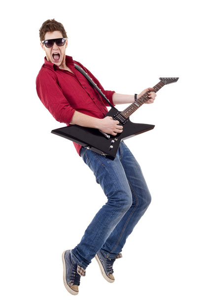Παίκτης κιθάρας - Φωτογραφία, εικόνα