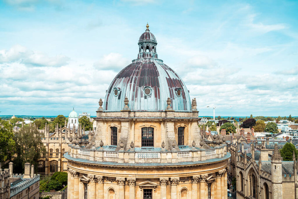 Radcliffe Camera and All Souls College at the university of Oxfo - Photo, Image
