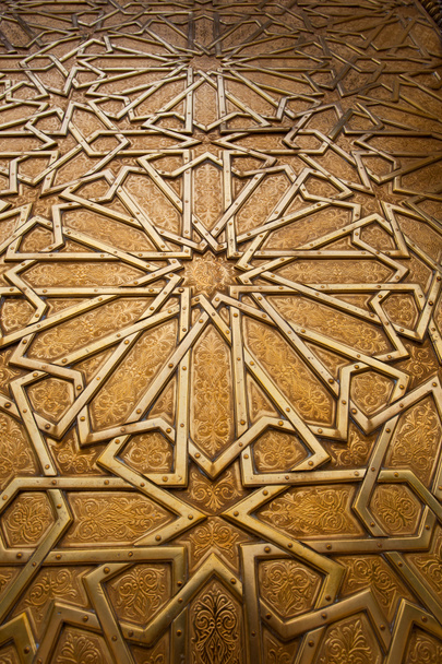 Goldenes Tor des Königspalastes in Fes, Marokko - Foto, Bild