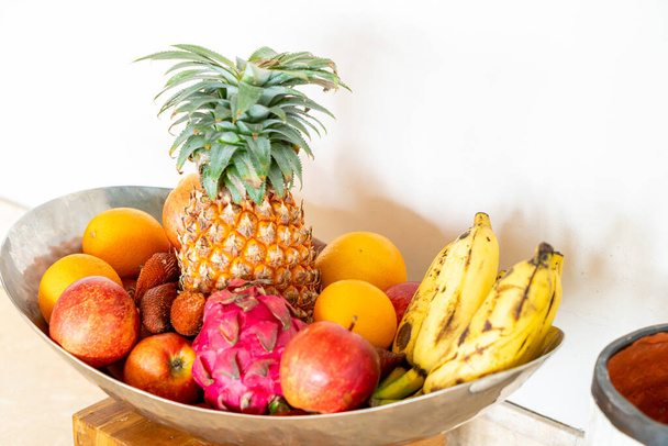mix fruit on tray - Photo, image