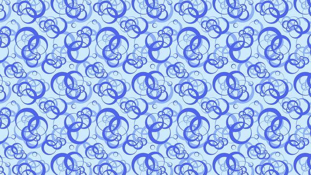 abstracte blauwe cirkel patroon - Vector, afbeelding