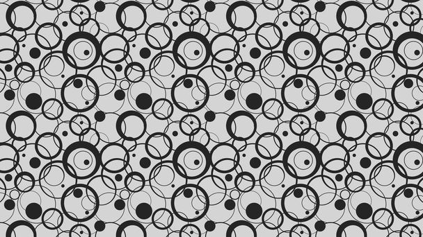 抽象的な灰色の円のパターンベクトル図 - ベクター画像