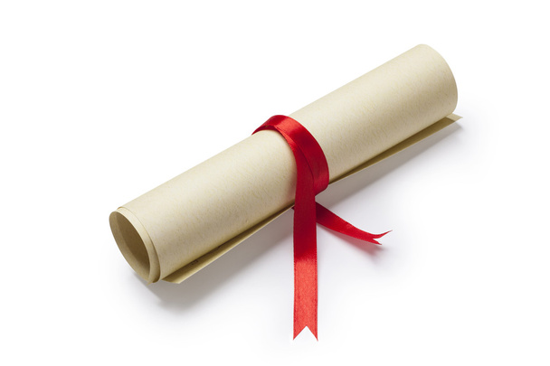 Graduation diploma scroll - Photo, Image